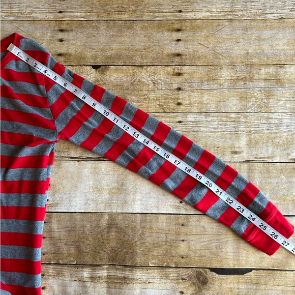 Target Intimates & Sleepwear Target Red And Gray Stripe Adult